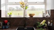 It's almost worth washing up to gaze at that view.