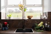 It's almost worth washing up to gaze at that view.