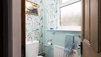 Even the downstairs cloakroom has style!