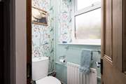Even the downstairs cloakroom has style!