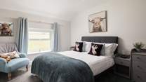 There is a country theme is this room that you are sure to enjoy.