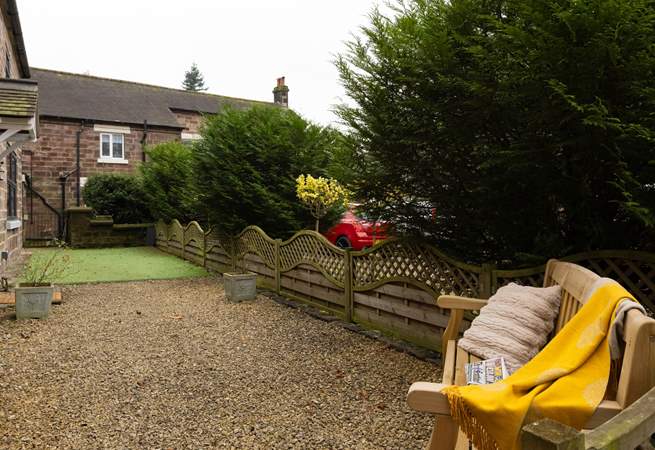 The front garden area is great for sitting out and enjoying the fresh air.