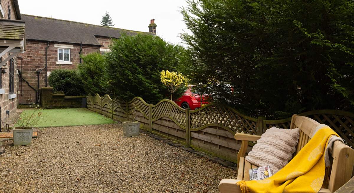 The front garden area is great for sitting out and enjoying the fresh air.