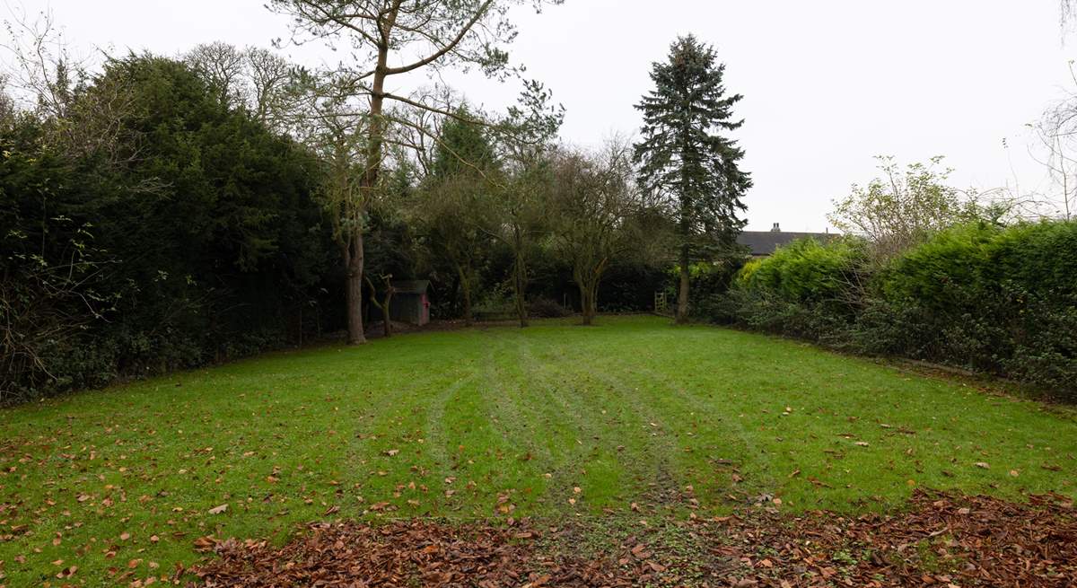 The bonus garden is great for a game of football or cricket, whichever you prefer.