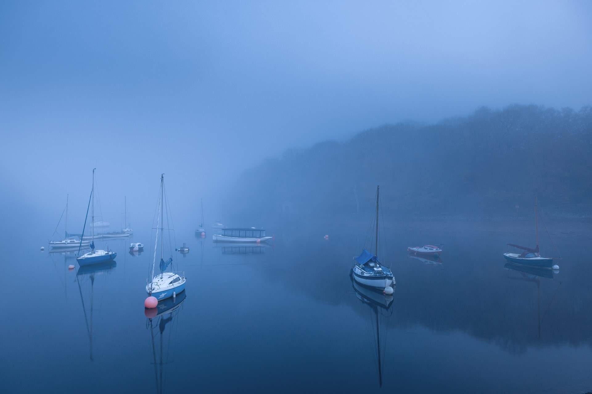 Early morning on nearby Rudyard Lake.