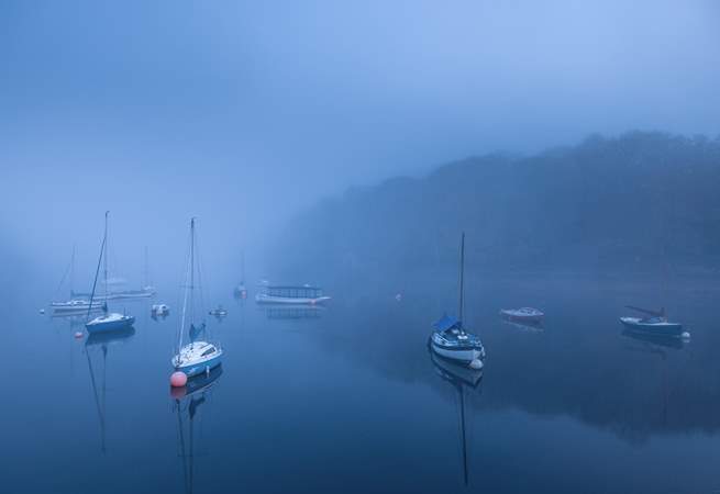 Early morning on nearby Rudyard Lake.