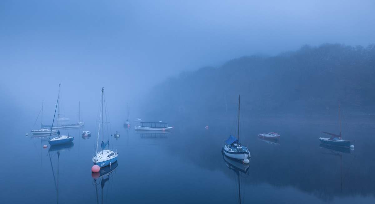 Early morning on nearby Rudyard Lake.