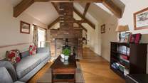 The open plan space is perfect for socialising. 