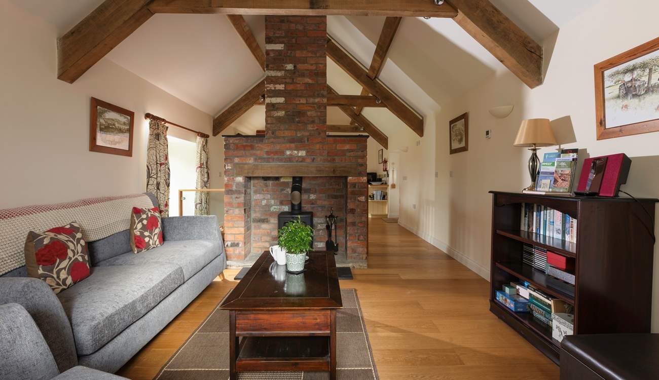 The open plan space is perfect for socialising. 