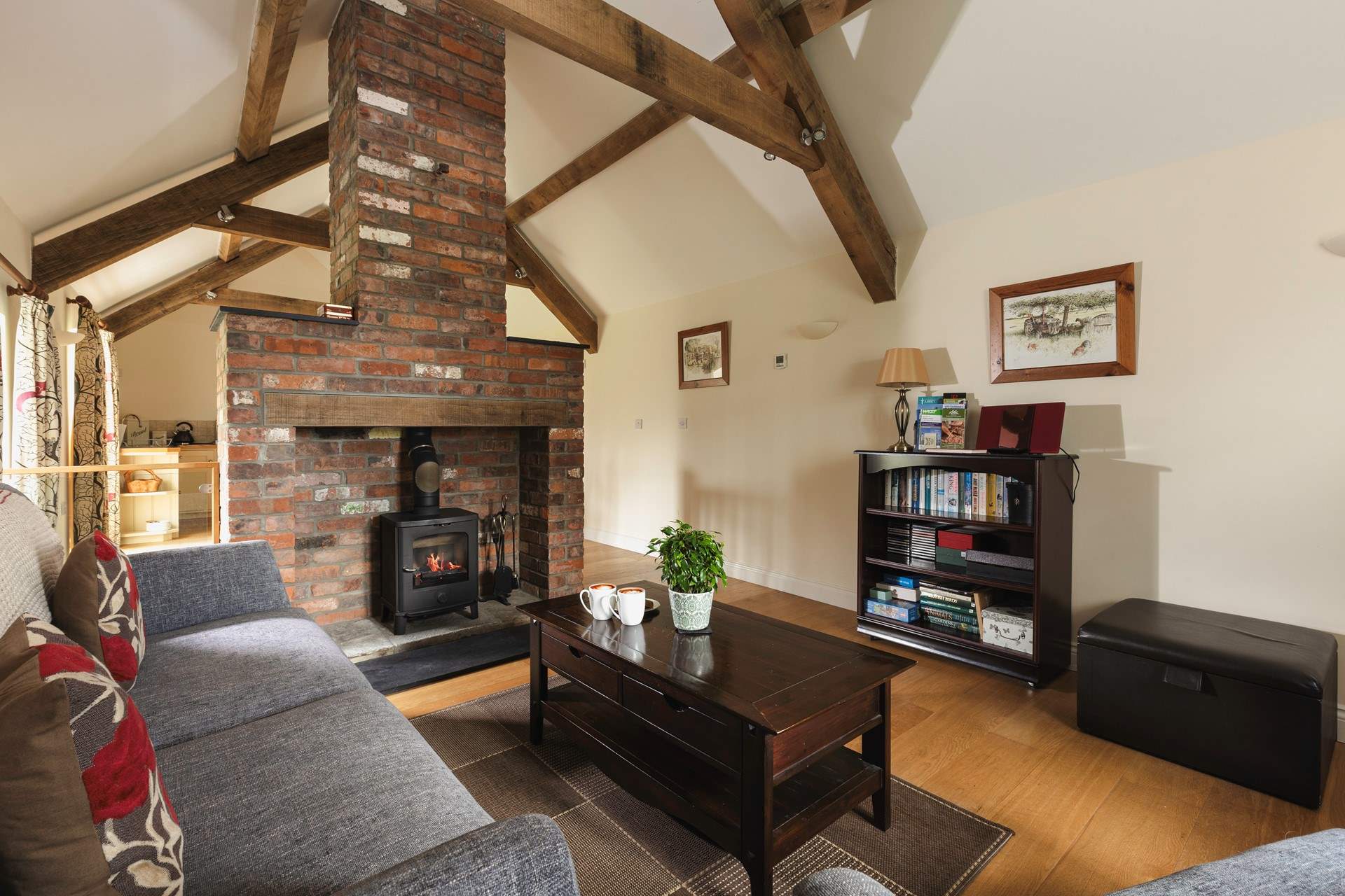 Light up the wood-burner and get cosy.