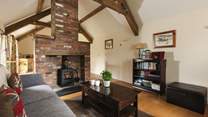 Light up the wood-burner and get cosy.