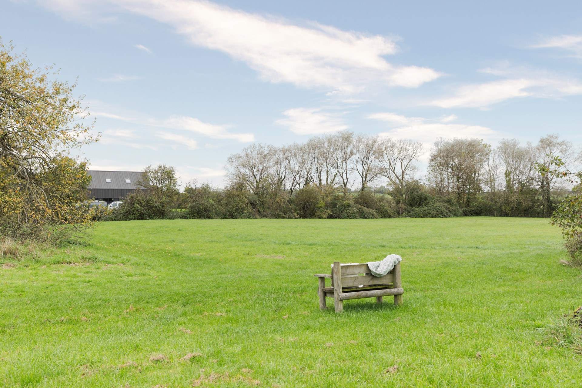 The enclosed orchard and wildflower area is such a treat! 