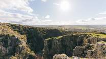There are some magnificent vistas at Cheddar Gorge.