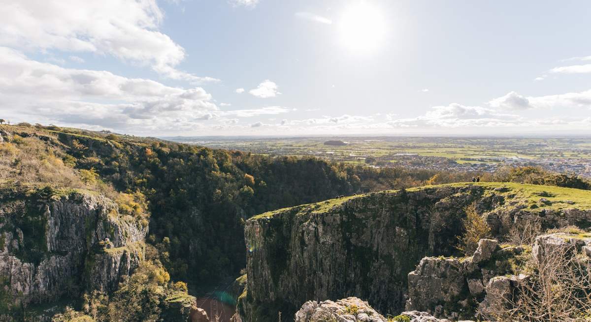 There are some magnificent vistas at Cheddar Gorge.