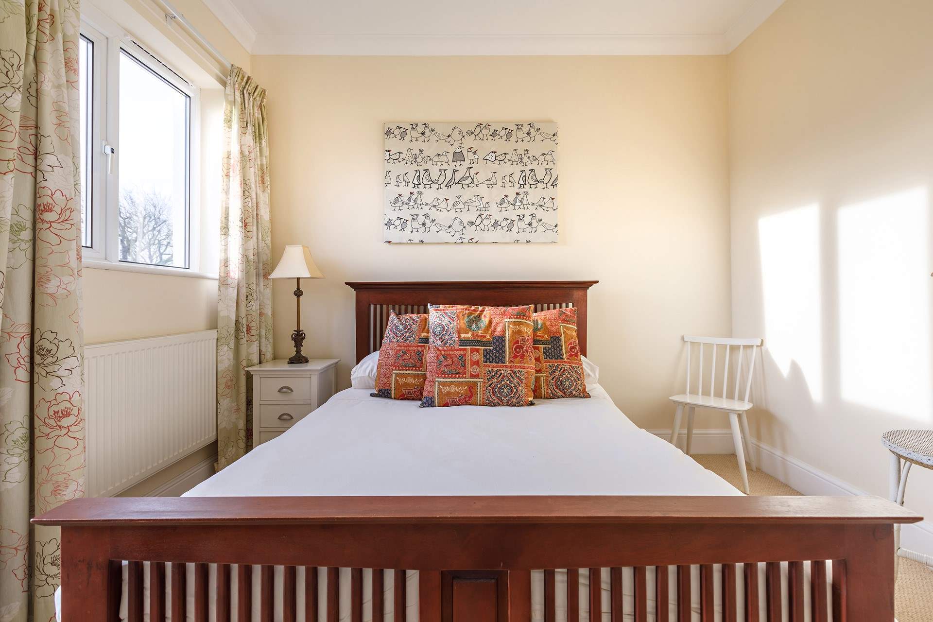 Enjoy peaceful lie-ins in this cosy double bedroom.