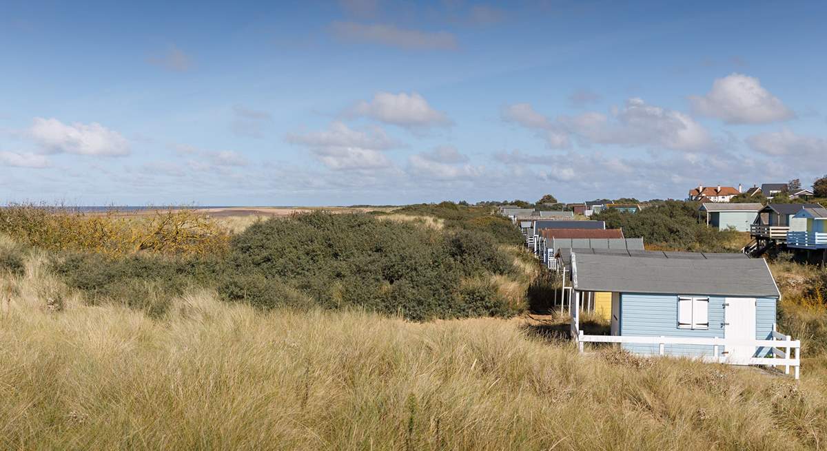 Explore the dunes and pretty pastel beach huts in Old Hunstanton, moments from your doorstep.