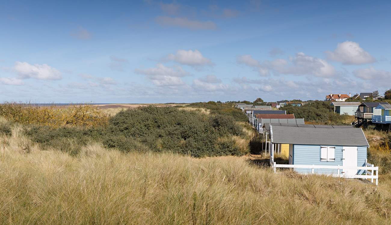 Explore the dunes and pretty pastel beach huts in Old Hunstanton, moments from your doorstep.