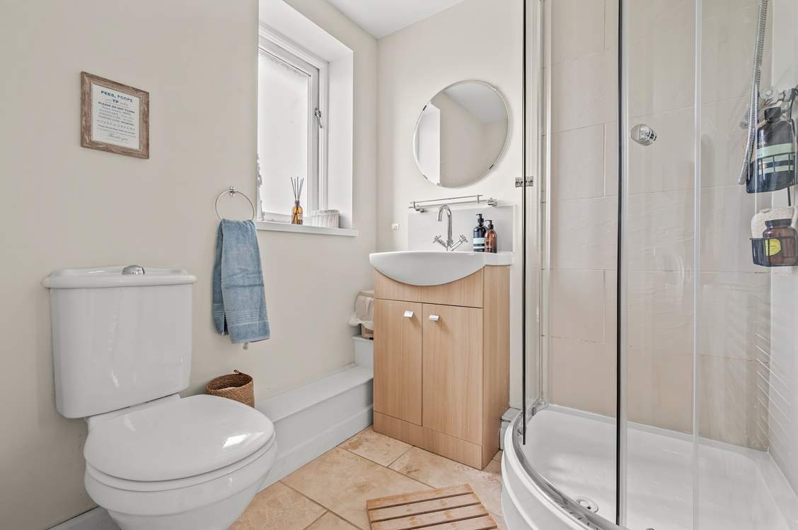 The en suite shower-room to bedroom 2.