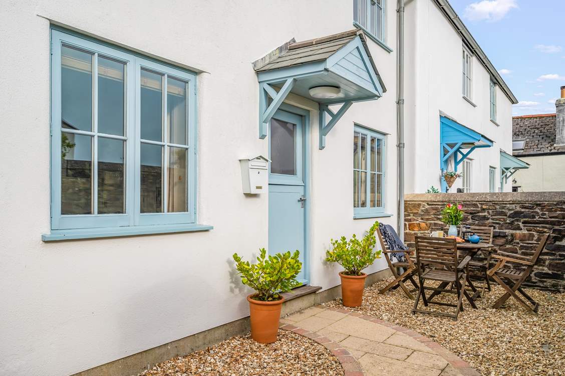 Your courtyard is fully enclosed and private.