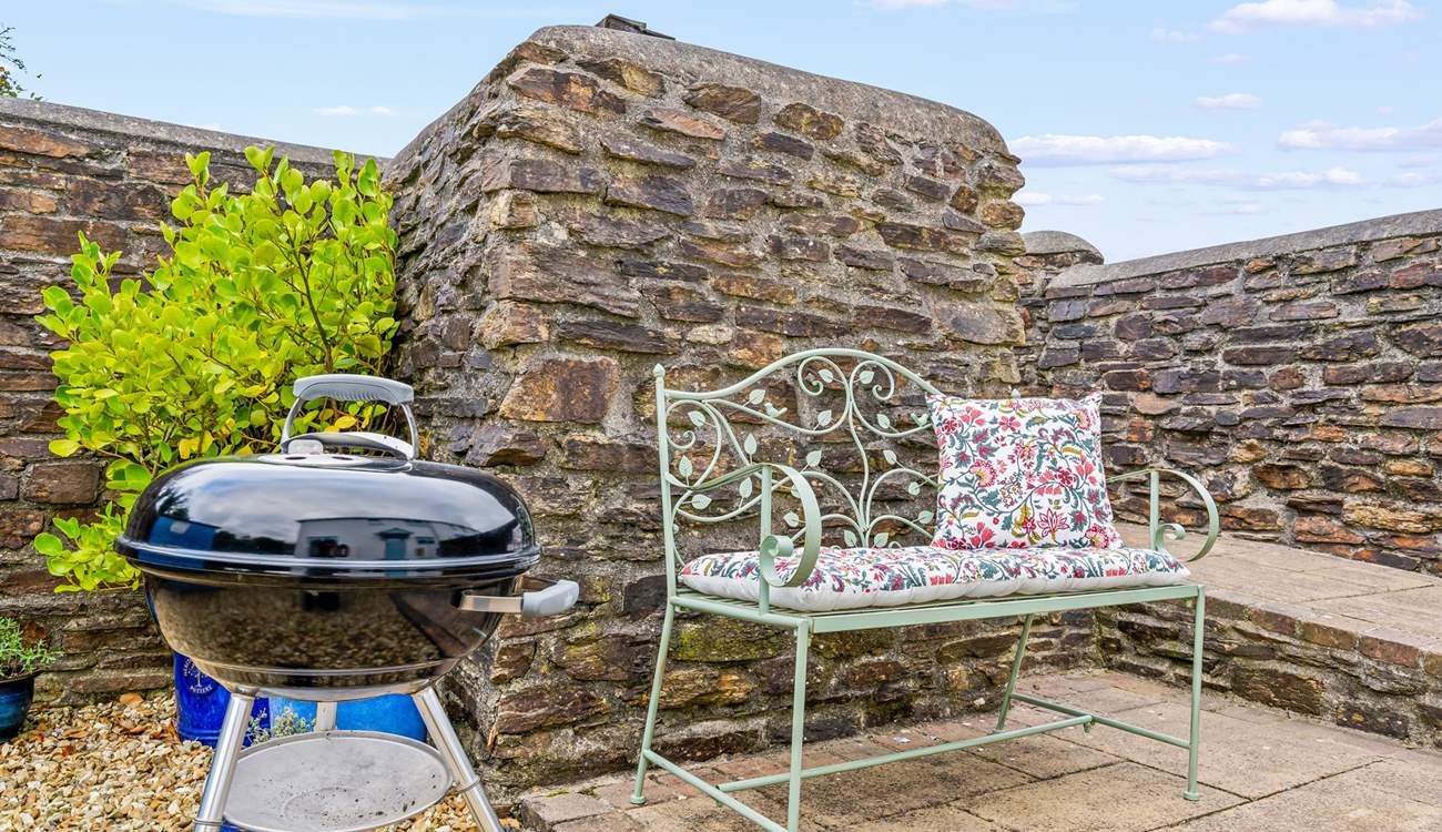 Barbecuing on a sunny day in either courtyard is a must.