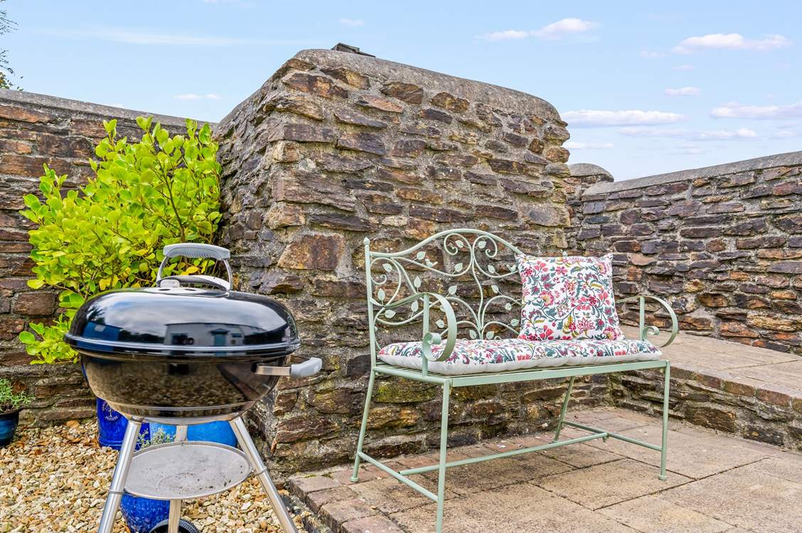 Barbecuing on a sunny day in either courtyard is a must.