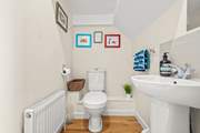 The ground floor cloakroom.