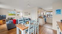 The open plan feel to this cottage makes enjoying each other's company so easy.