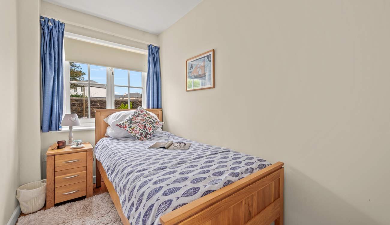 Bedroom 1 is a cosy single bedroom.