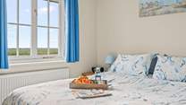 Bedroom 2 has far reaching views over the countryside.