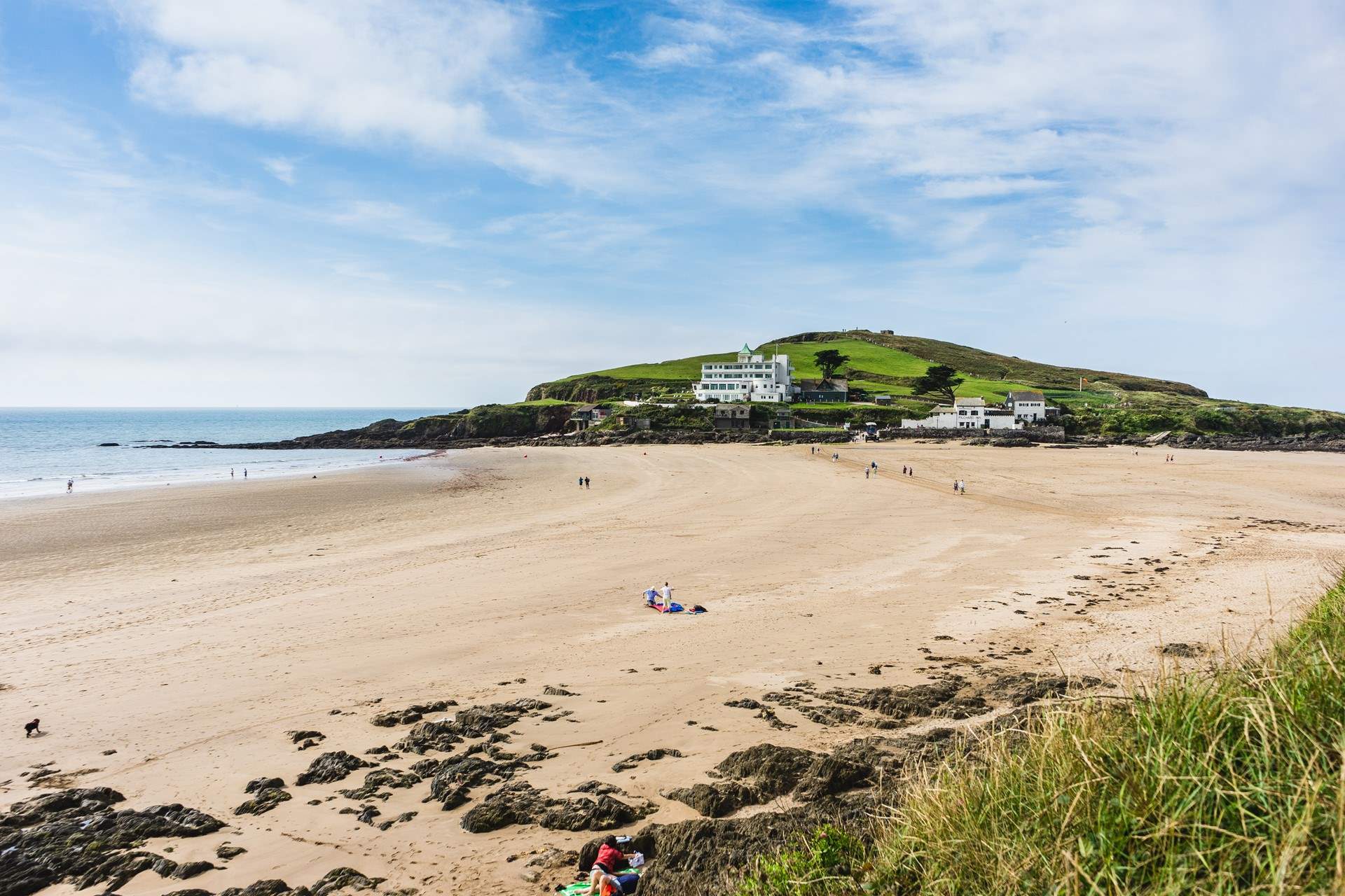 The stunning beach at Bigbury is one of a kind and only a short drive away. Head across to Burgh Island on the sea tractor when the tide is in.