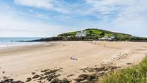 The stunning beach at Bigbury is one of a kind and only a short drive away. Head across to Burgh Island on the sea tractor when the tide is in.