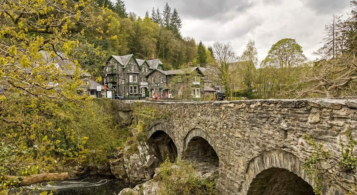 Pretty Betws-y-Coed is a photographer's dream. 