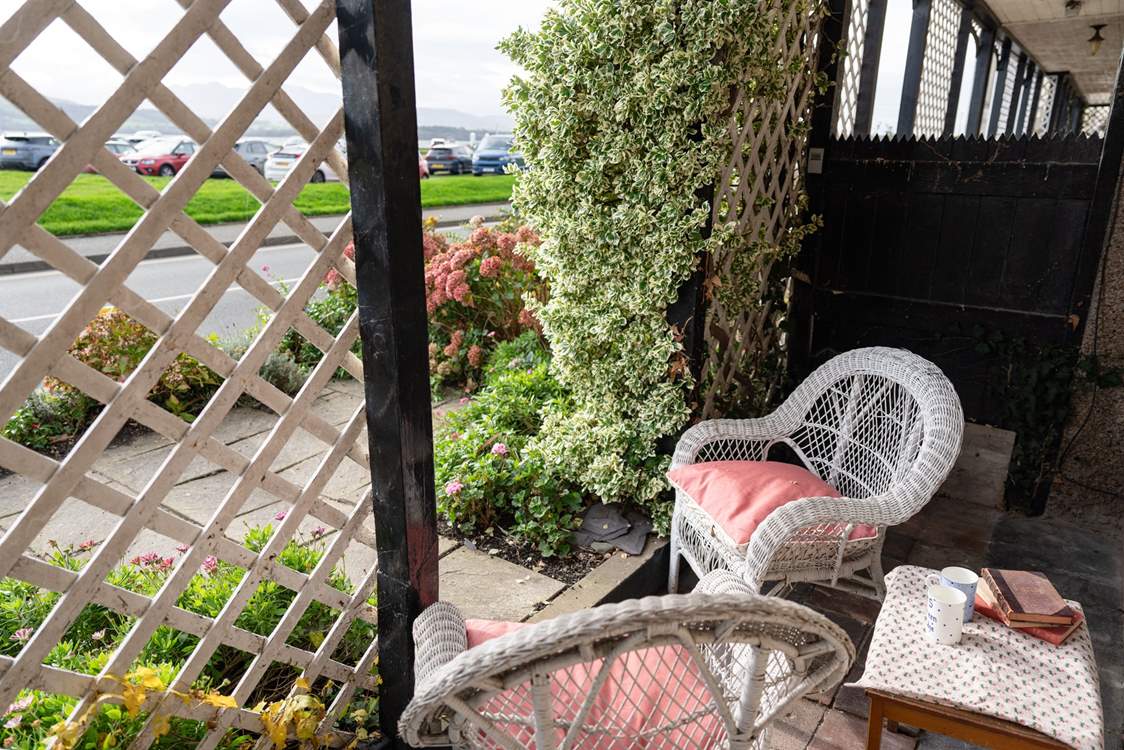 A perfect spot for morning coffee whilst watching the world go by.