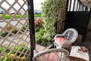 A perfect spot for morning coffee whilst watching the world go by.