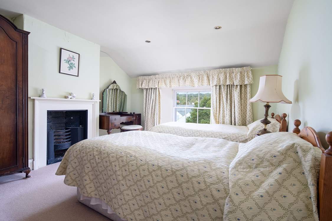 Lots of lovely original features and fireplaces remain throughout the house.