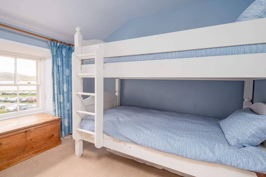 Bunk-beds with a gorgeous view.
