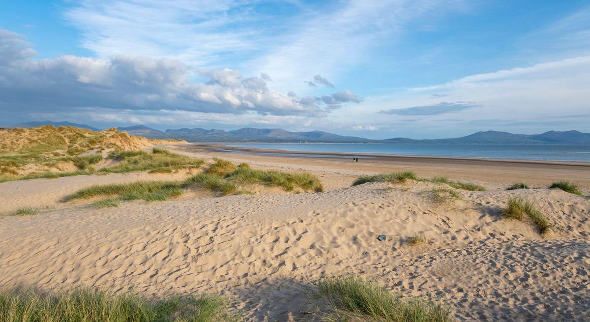 Beautiful Newborough beach is well worth a visit.