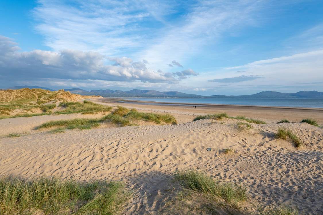 Beautiful Newborough beach is well worth a visit.