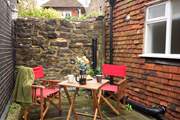Take breakfast out onto the roof terrace