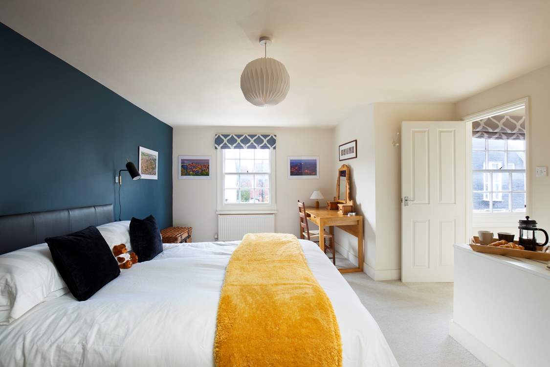 The main bedroom is a relaxing haven.