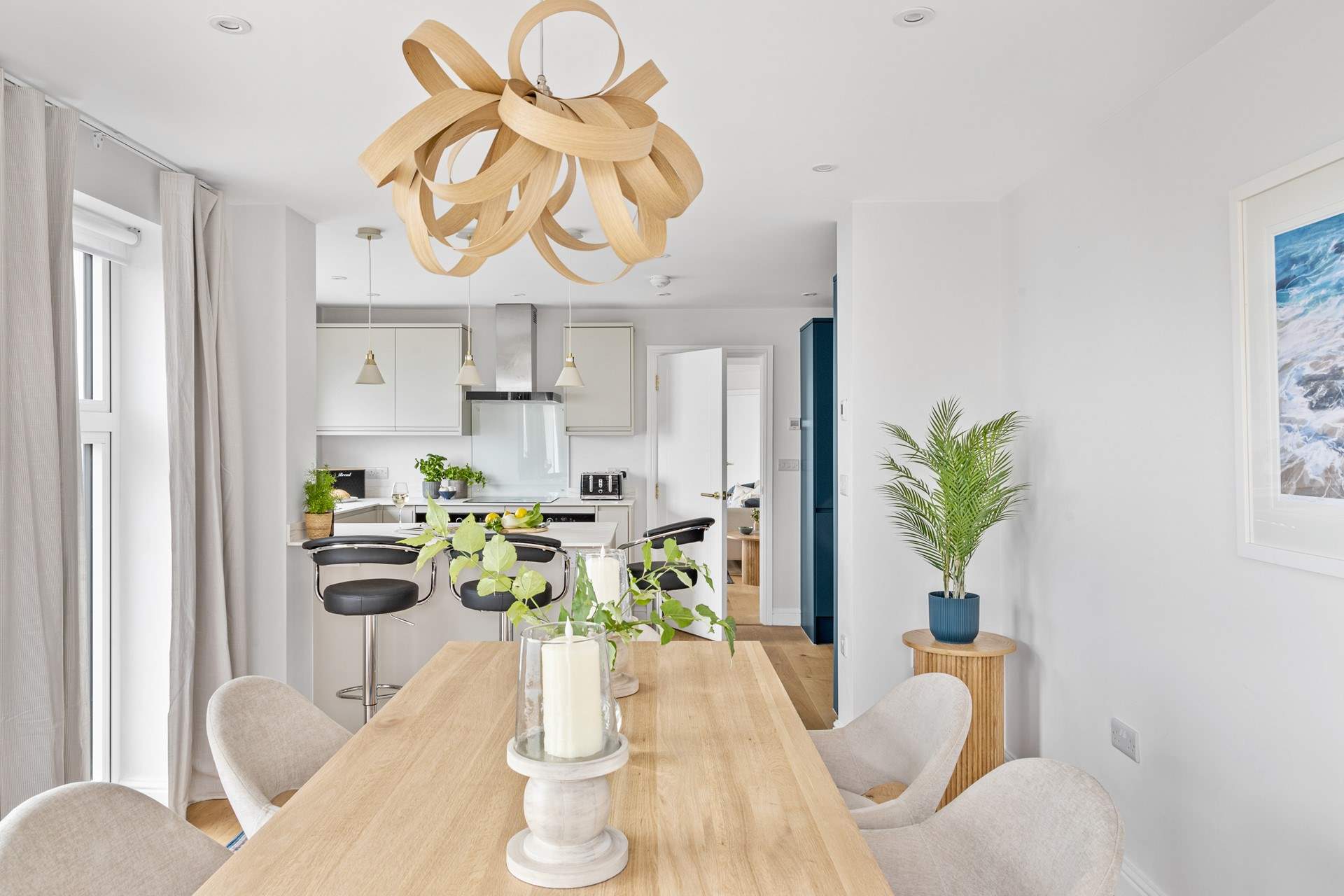 For more formal dining , serve up your meals at the dining-table.