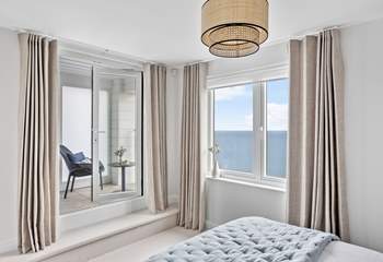 The views are simply stunning and patio doors lead out to your own balcony.