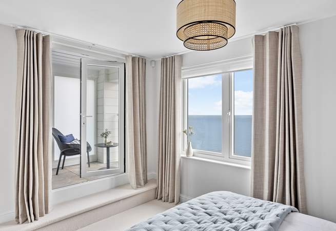 The views are simply stunning and patio doors lead out to your own balcony.