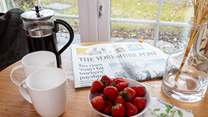 Not forgetting catching up on the local news.