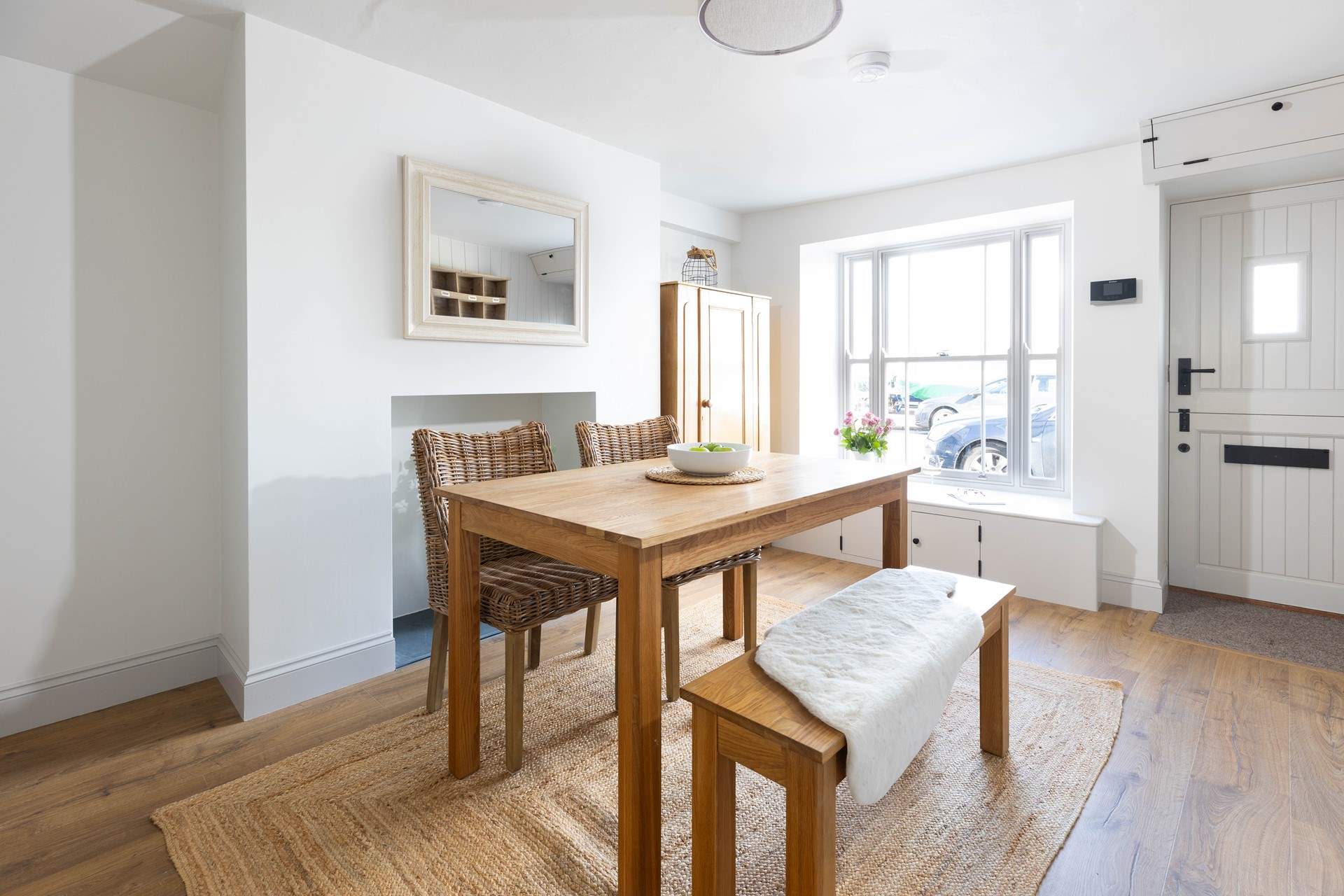 Step into the dining-area and relax into your holiday abode.