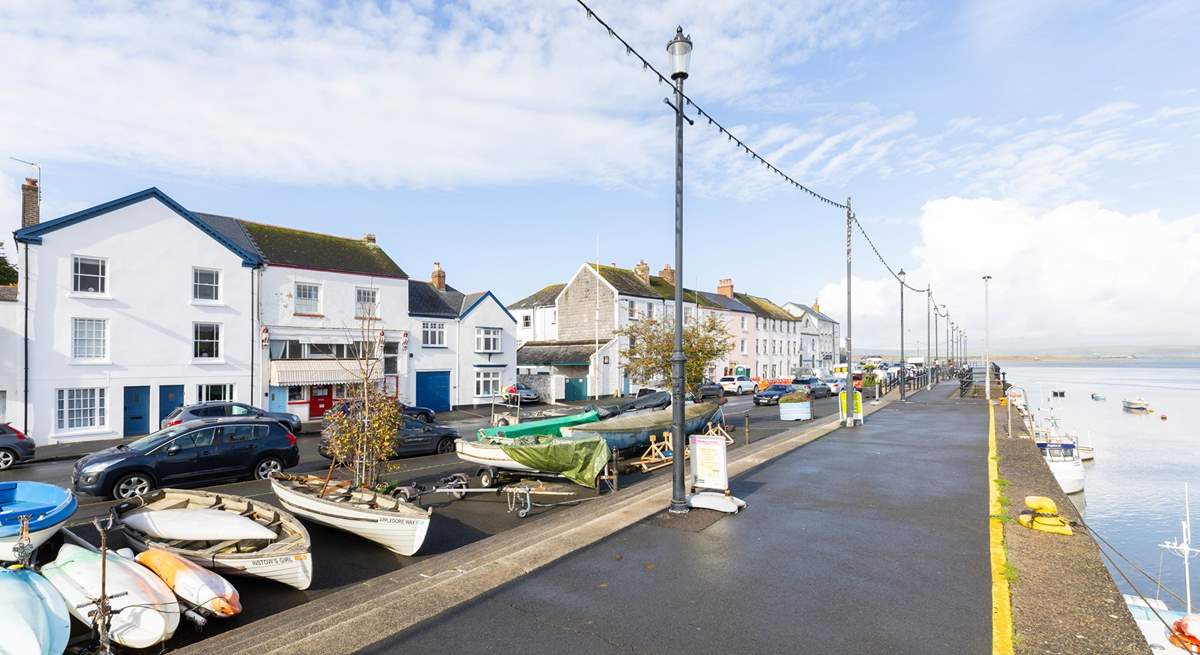 Open the door, stroll over to the quay and relax into your north Devon holiday.