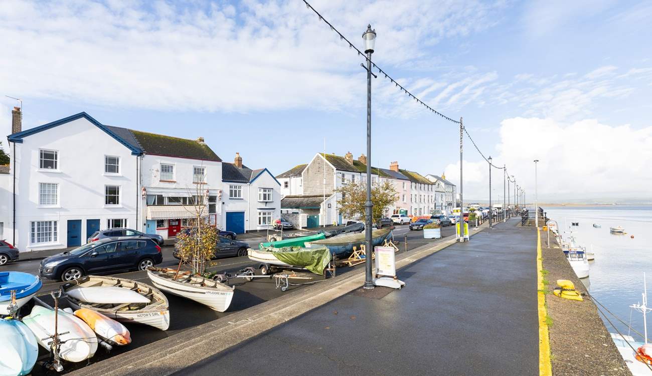 Open the door, stroll over to the quay and relax into your north Devon holiday.