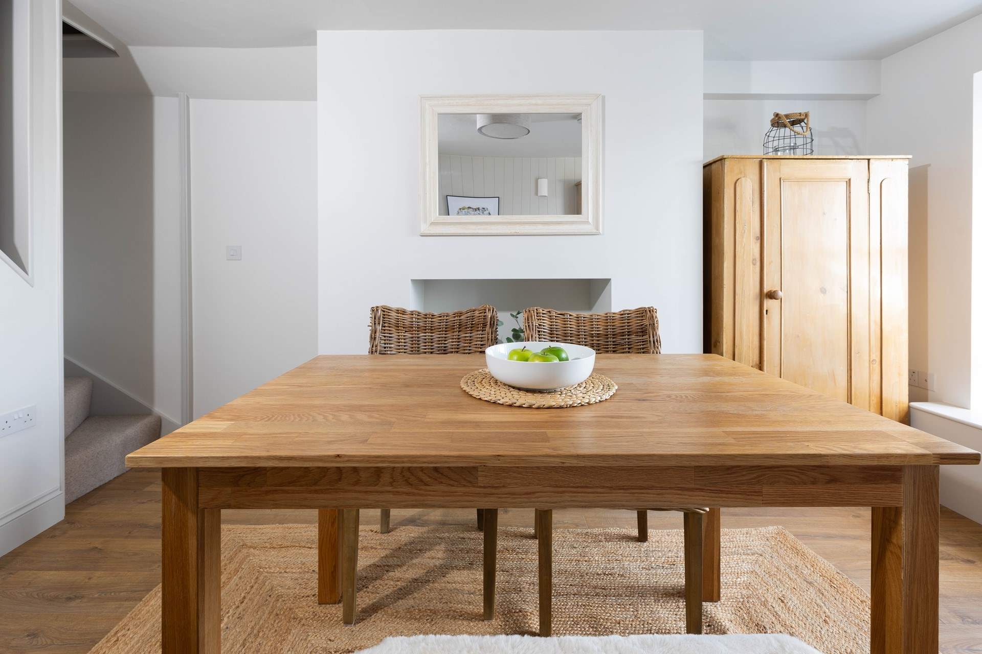 The perfect spot to enjoy a meal at the end of each day.