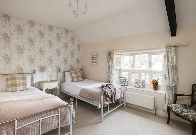 Snuggle up in crisp linens and lie on fluffy pillows. 