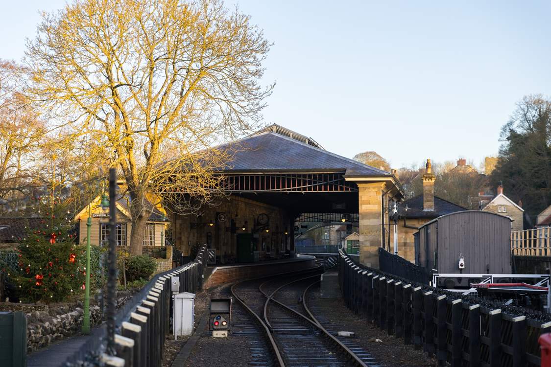 A visit to the iconic North York Moors Railway is a must, especially at the Wartime Weekend or for Christmas. Try dinner or afternoon tea on the train, book early.